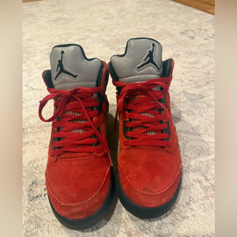 Jordan 5 Retro “Raging Bull” — Size 8 — Project/Restoration Pair - Picture 2 of 7